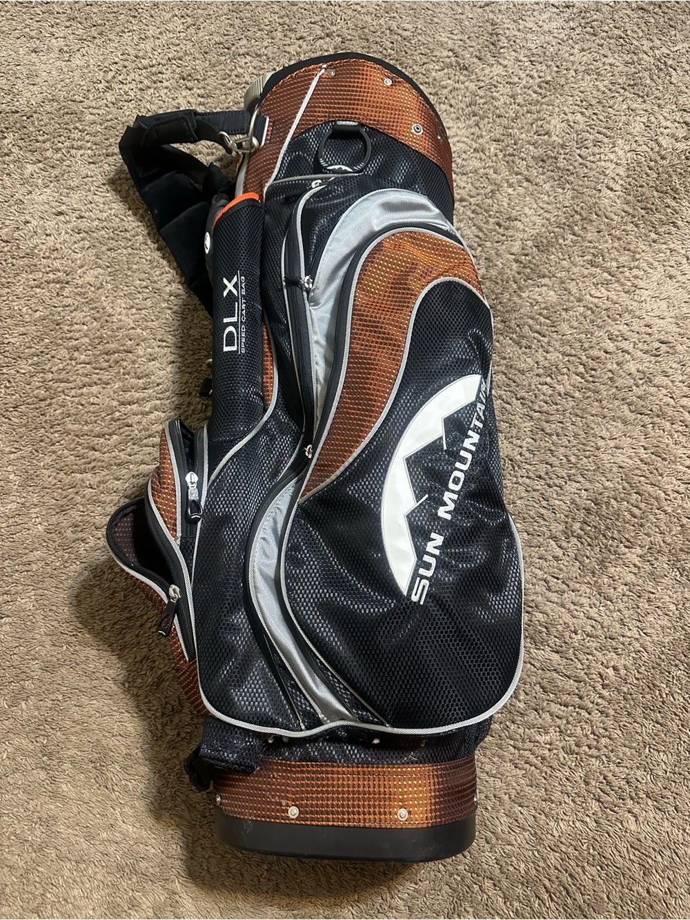 Vintage Sun Mountain SC8 “way orange” golf bag